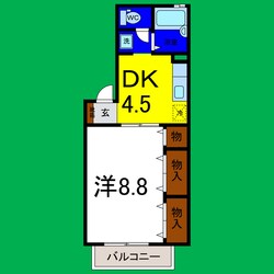 プレステージュ21Ⅱの物件間取画像